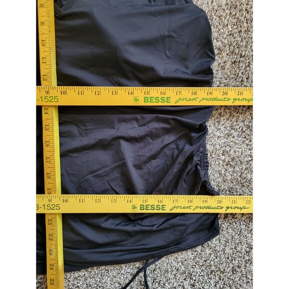 Lands End Women's 20W DDD V-Neck Swim Top BLACK Solid 2X Padded Bra S47 - Picture 3 of 6